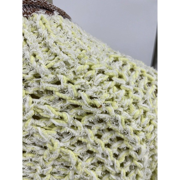 Aritzia Wilfred Medium Women Confetti Pullover Cropped Sweater Chunky Knit 15-1 - Picture 5 of 11